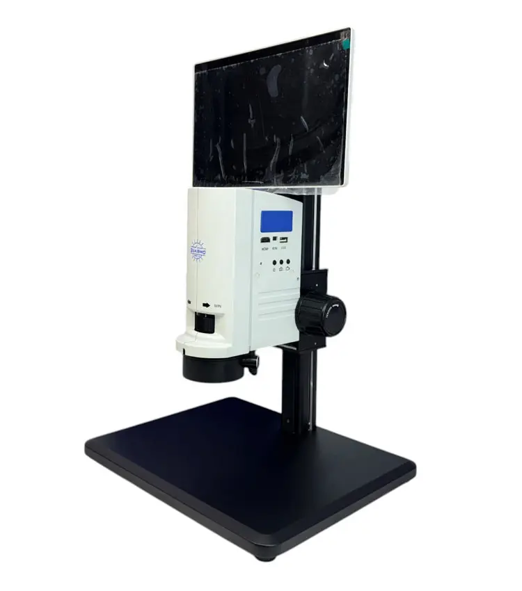 qhd-sz-stereo-zoom-microscope-with-screen-and-inbuilt-camera